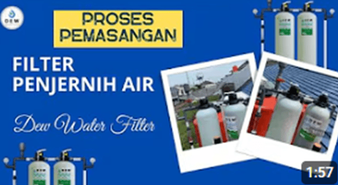 Proses Pemasangan Filter Penjernih Air