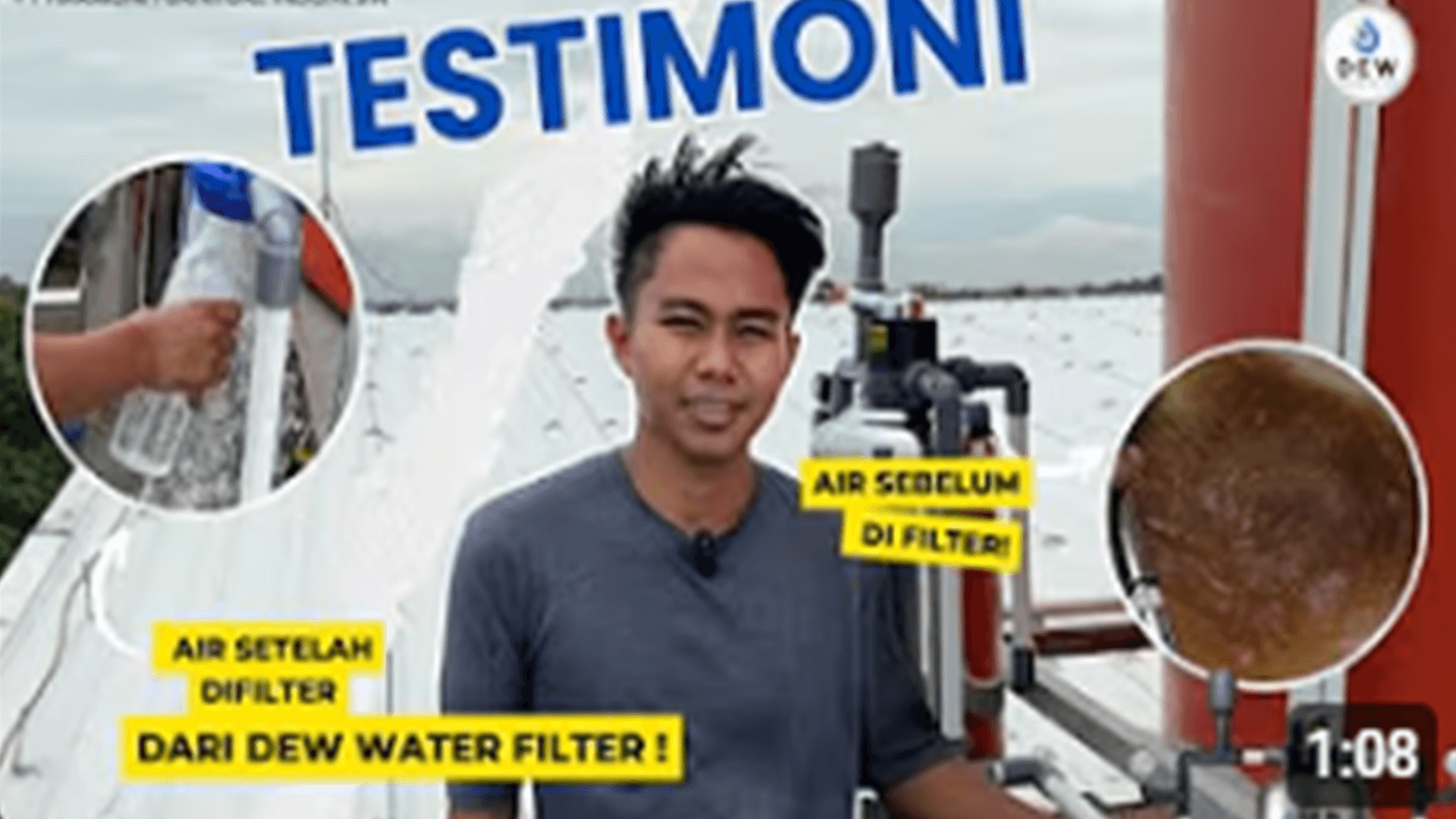 Testimoni Pengguna Produk Dew Water Filter